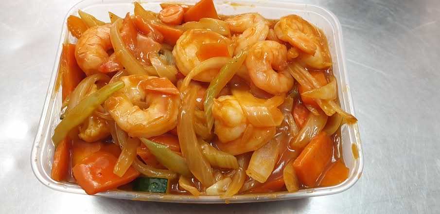 Curry Prawns with Vegetables