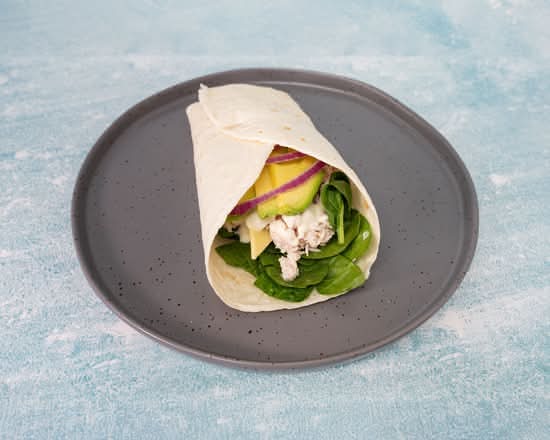 Chicken, Avocado and Cheese Toasted Wrap
