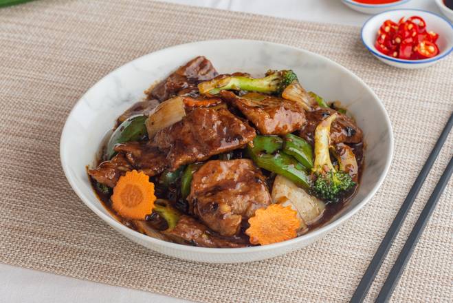 Beef with Black Bean Sauce