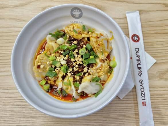 Pork and Fennel Wonton in Chill Oil and Black Vinegar