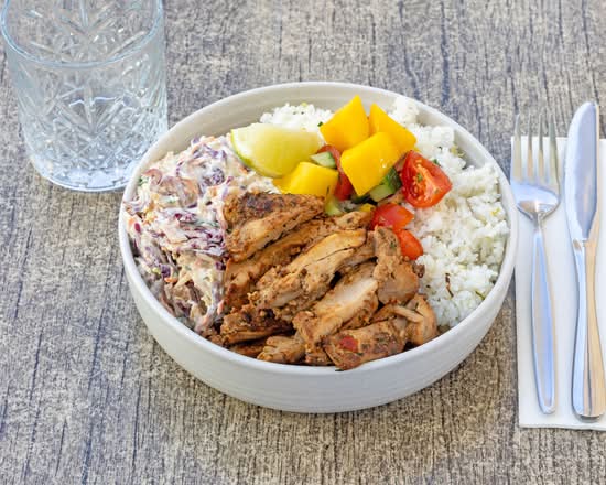 Jerk Chicken with Cilantro and Lime Rice (GF)