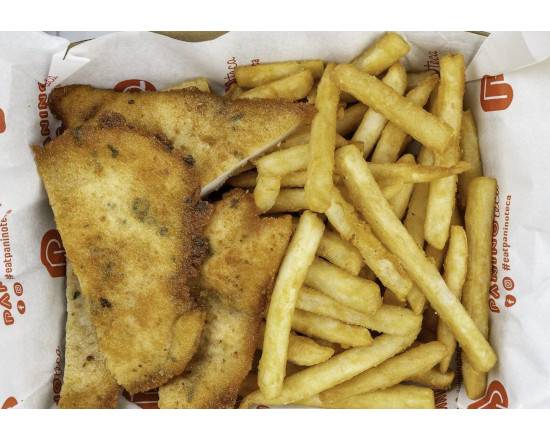 KIDS CHICKEN COTOLETTA & CHIPS