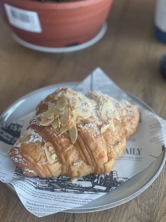 Almond croissant