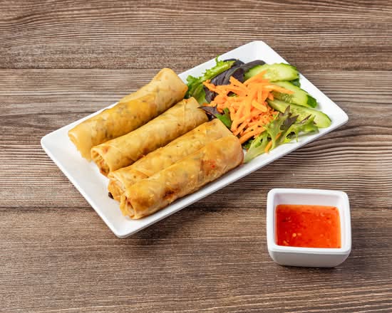 Vegetarian Spring Rolls (V)