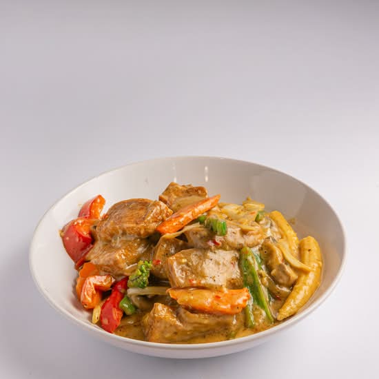 Wok Stir Fried Tofu With Satay Sauce