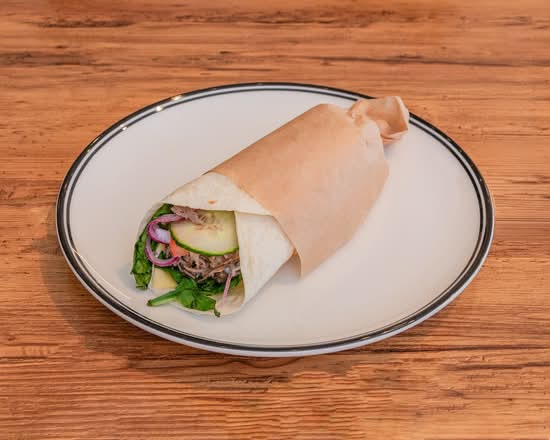 Slow-Cooked Lamb Wrap