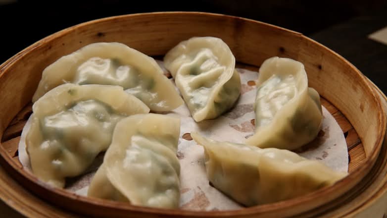 Beef and Celery Steamed Dumplings
