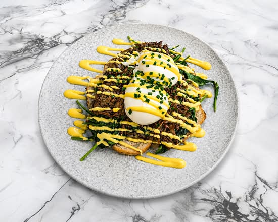Slow Cooked Pork Benny