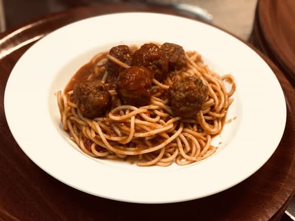 Meatballs Pasta
