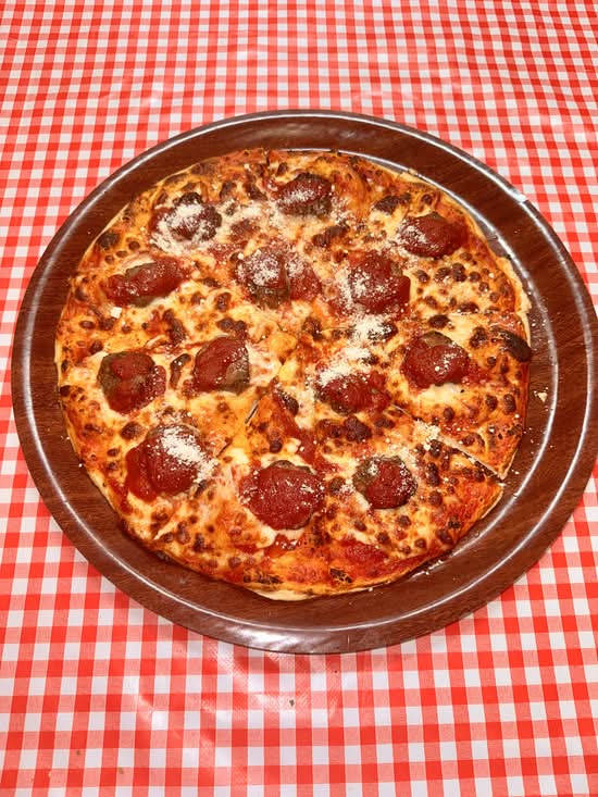 Italian Meatballs Pizza