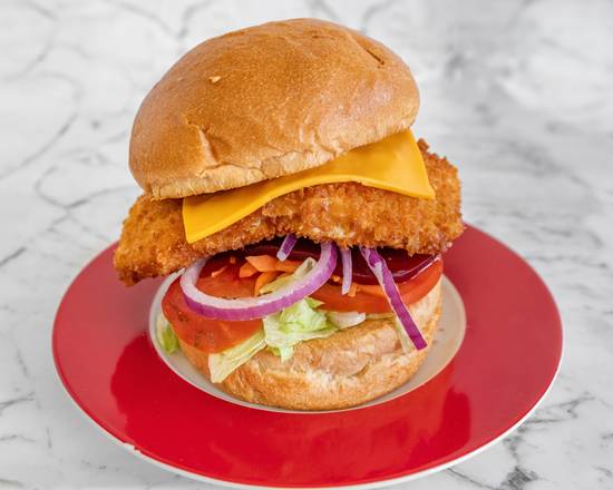 Chicken Schnitzel Burger (Not available Every Friday Evening between 4-8 PM)