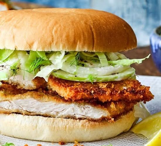 Chicken Schnitzel Burger