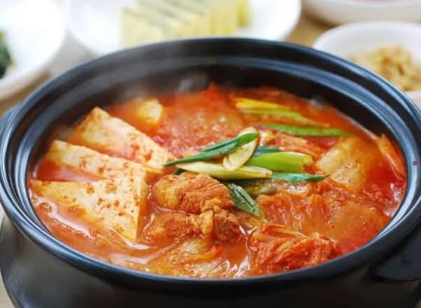 Pork Kimchi stew with Rice