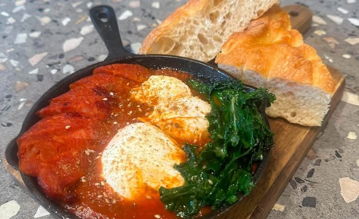 Shashuka Grilled Halloumi