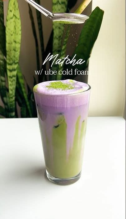 Matcha Ube Cold Foam