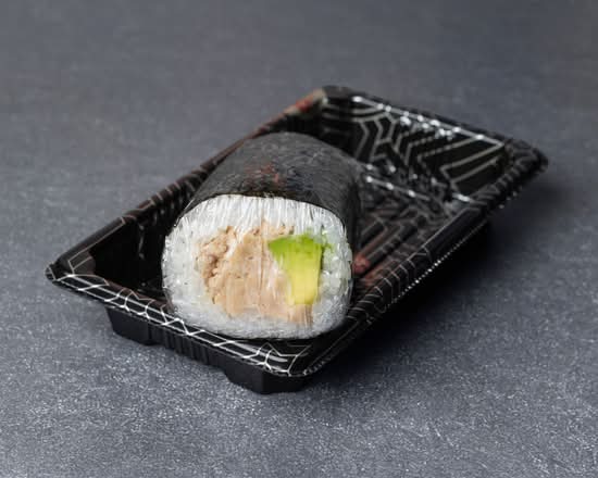 Cooked Tuna and Avocado Sushi Roll