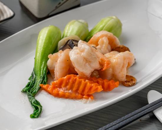 King Prawns with Garlic Sauce