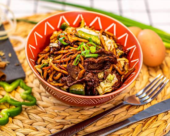 Beef Black Bean Noodle