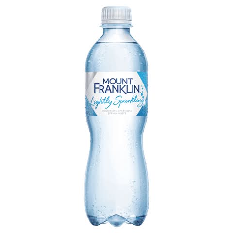 Mt. Franklin Lightly Sparkling Water 450ml