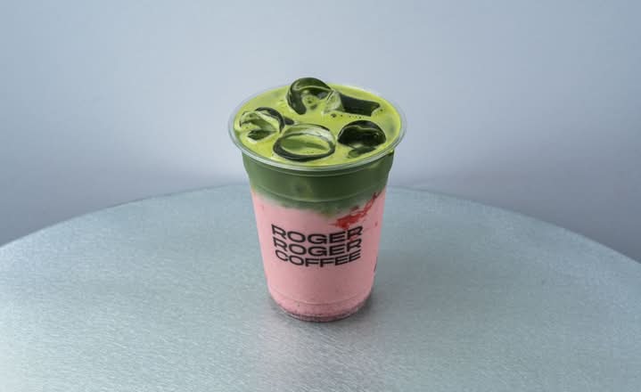 Iced Strawberry Matcha