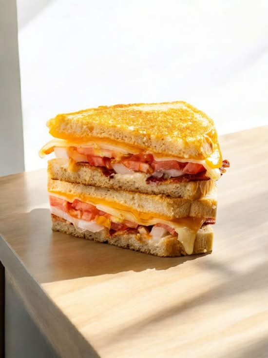 Bacon, Egg & Cheese Toastie（Toasted）
