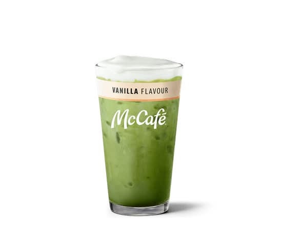 Medium Iced Vanilla Matcha with Cold Foam - McCafé