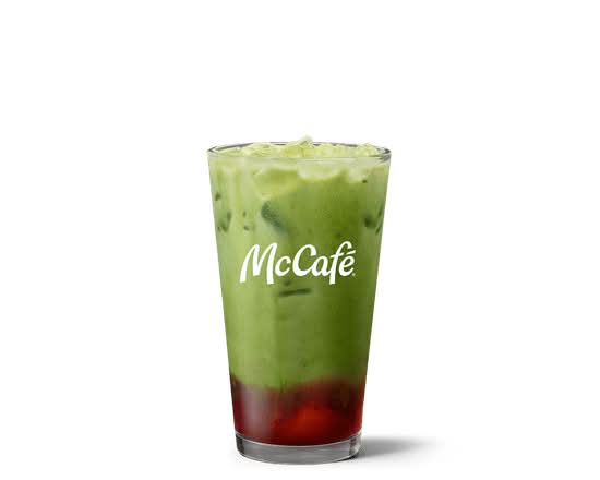 Medium Iced Strawberry Matcha Latte - McCafe