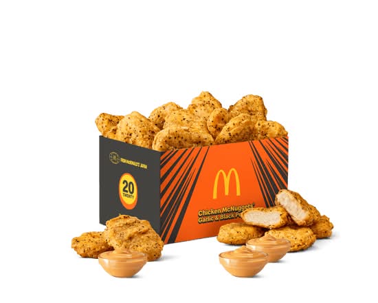 Garlic & Black Pepper Chicken McNuggets - 20pc