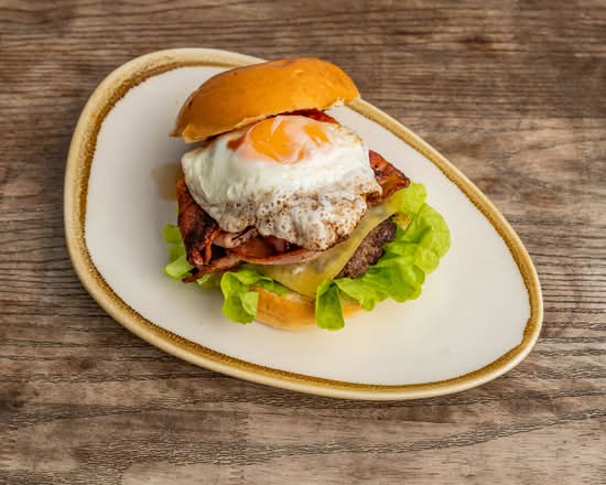 Smashed Brekky Burger (GF)