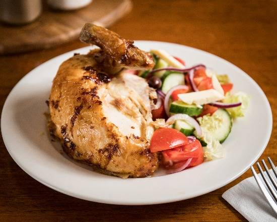 Quarter Chicken and Salad