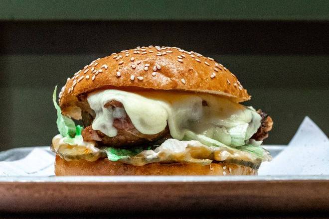 Charcoal Chicken Fillet Burger