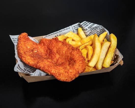 Schnitzel and Chips
