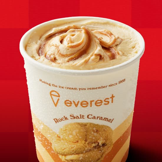 Rock Salt Caramel Ice Cream 500ML