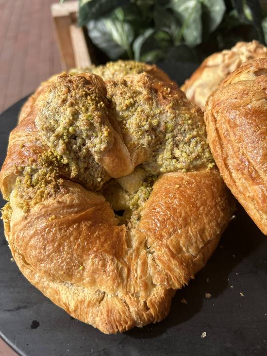 Housemade pistachio croissant