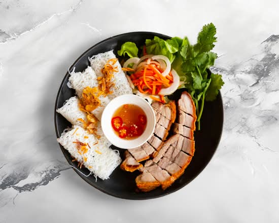 Crispy Roast Pork Belly (Heo Quay Bánh Hỏi)(GF)