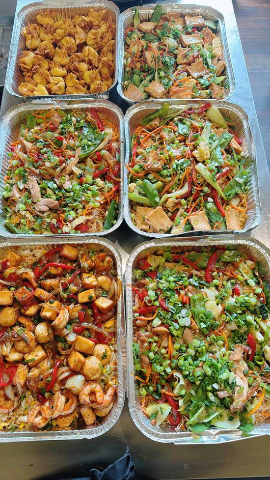 Tofu and Vegetables  Stir Rice Noodles (V)