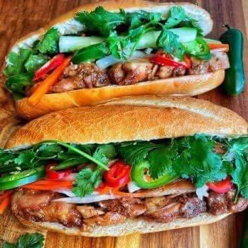 Grilled Chicken Banh Mi
