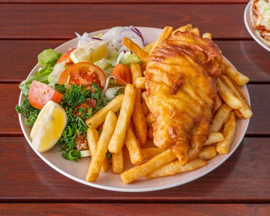 Fish, Chips and Salad