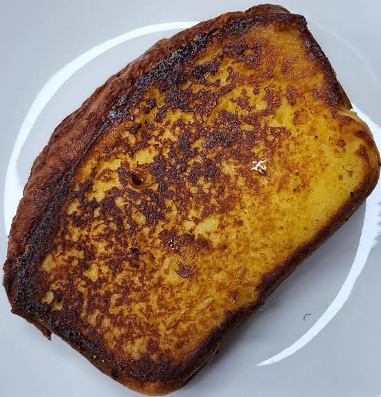 Cornbread Toast with Cheese
