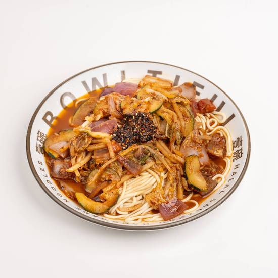 Dry Noodle with Stir-Fried Mixed Vegetables (V)