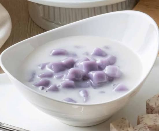 Taro Pearls in Coconut Cream