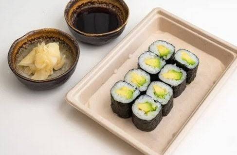 Mini sushi rolls Avocado