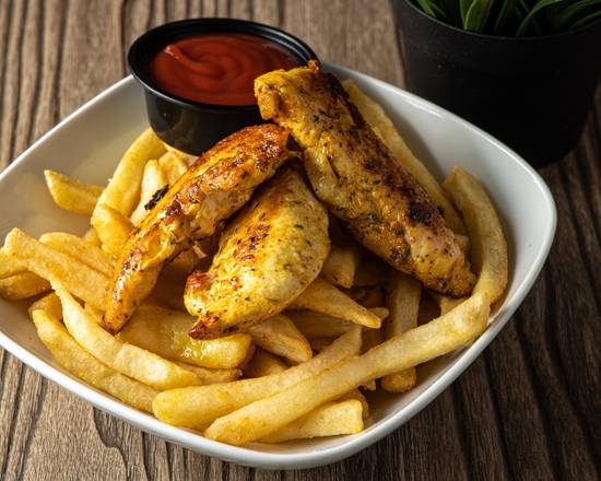 Kids Chicken Strips with Chips