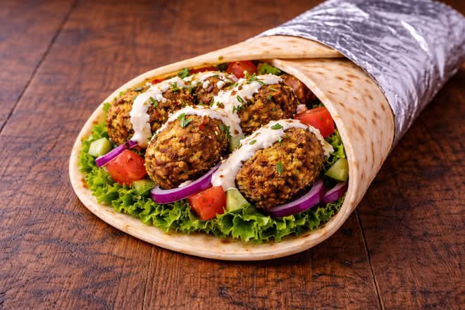 Falafel Kebab (V)