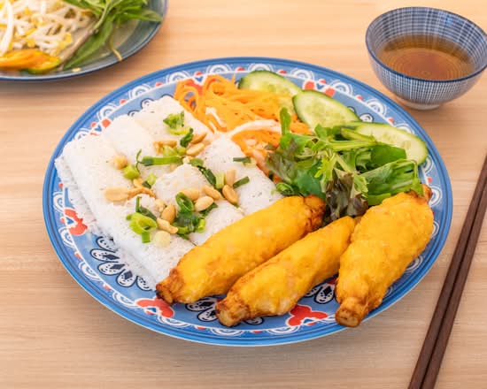 Sugarcane Prawns with Vermicelli Sheets