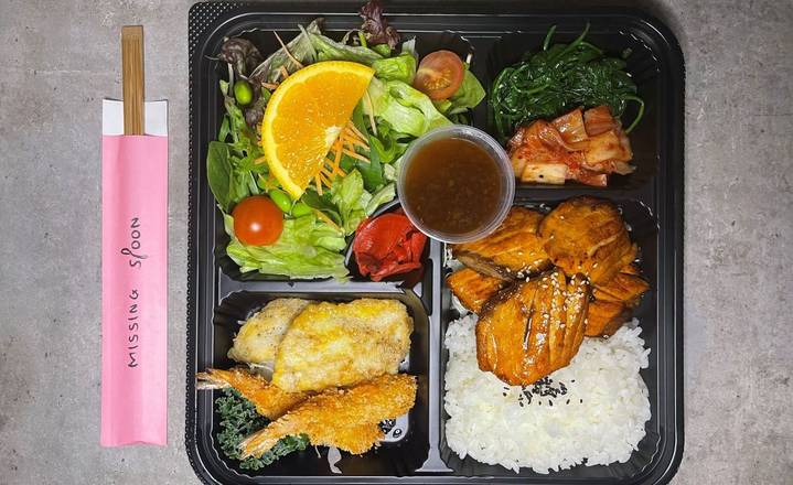 Teriyaki Salmon BENTO [M]
