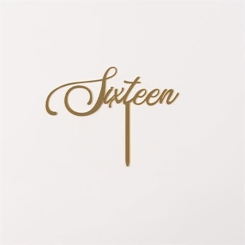Topper Sixteen - Gold Mirror