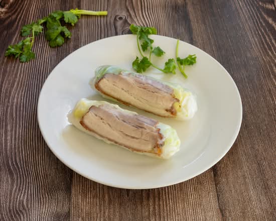 Roasted Pork Rice Paper Rolls