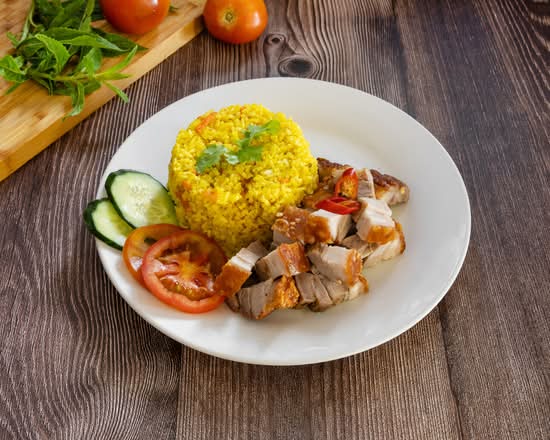 Roasted Pork with Steamed Rice