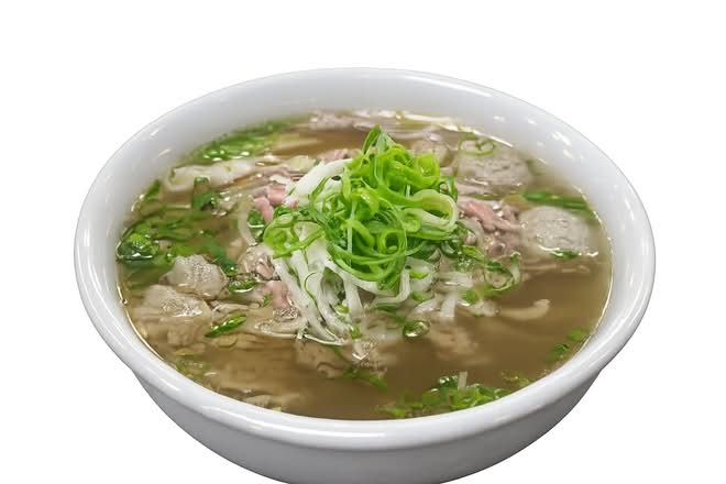 (TNV) Pho Rare Wagyu Beef , Brisket and Meat Balls